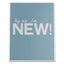 Classic Image Slanted Sign Holder, Portrait, 8.5 X 11 Insert, Clear