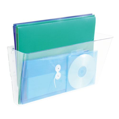 Stackable Docupocket Wall File, Legal Size, 16.25" X 4" , Clear