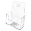 Docuholder For Countertop/wall-mount, Booklet Size, 6.5w X 3.75d X 7.75h, Clear