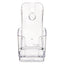 Docuholder For Countertop/wall-mount W/card Holder, 4.38w X 4.25d X 7.75h, Clear