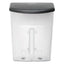 Outdoor Literature Box, 10w X 4.5d X 13.13h, Clear/black