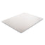 Economat Occasional Use Chair Mat For Low Pile Carpet, 45 X 53, Rectangular, Clear