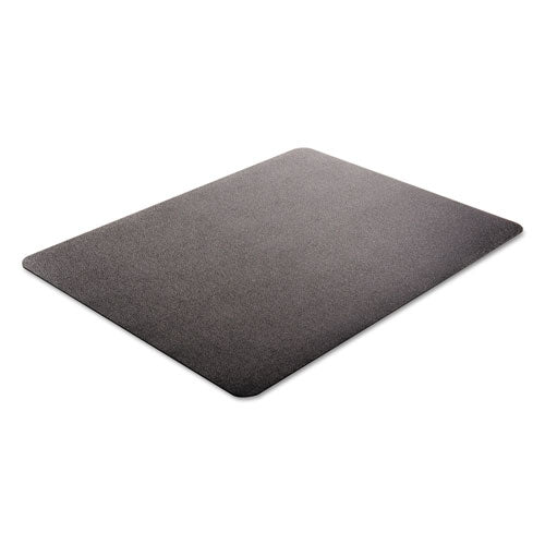 Economat Occasional Use Chair Mat For Low Pile Carpet, 46 X 60, Rectangular, Black