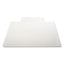Duramat Moderate Use Chair Mat, Low Pile Carpet, Flat, 36 X 48, Lipped, Clear