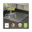 Duramat Moderate Use Chair Mat, Low Pile Carpet, Flat, 45 X 53, Rectangle, Clear