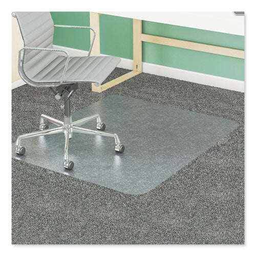 Supermat Frequent Use Chair Mat, Medium Pile Carpet, 60 X 66, Workstation, Clear