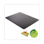 Supermat Frequent Use Chair Mat For Medium Pile Carpet, 45 X 53, Rectangular, Black