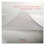 Supermat Frequent Use Chair Mat, Med Pile Carpet, 45 X 53, Beveled Rectangle, Clear
