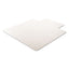 Execumat All Day Use Chair Mat For High Pile Carpet, 45 X 53, Wide Lipped, Clear