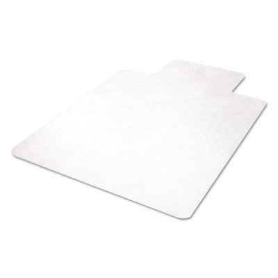 Economat All Day Use Chair Mat For Hard Floors, 45 X 53, Wide Lipped, Clear