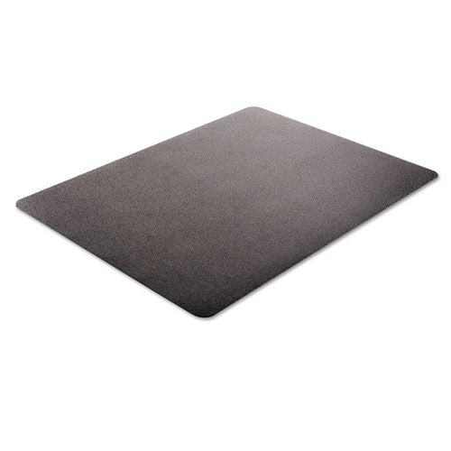 Economat All Day Use Chair Mat For Hard Floors, 45 X 53, Rectangular, Black