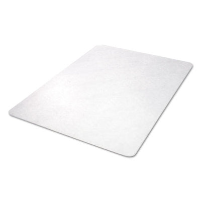 Economat All Day Use Chair Mat For Hard Floors, 45 X 53, Rectangular, Black