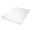Economat All Day Use Chair Mat For Hard Floors, Lip, 46 X 60, Low Pile, Clear
