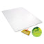 Economat All Day Use Chair Mat For Hard Floors, Lip, 46 X 60, Low Pile, Clear