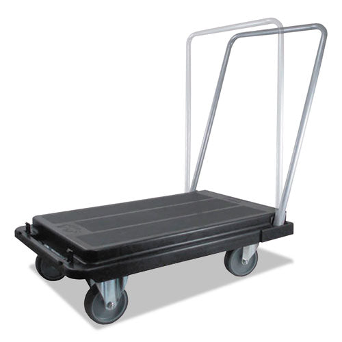 Heavy-duty Platform Cart, 300 Lb Capacity, 21 X 32.5 X 37.5, Black