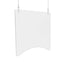 Hanging Barrier, 23.75" X 23.75", Acrylic, Clear, 2/carton