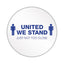 Personal Spacing Discs, United We Stand, 20" Dia, White/blue, 50/carton