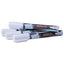 Wet Erase Markers, Medium Chisel Tip, White, 4/pack