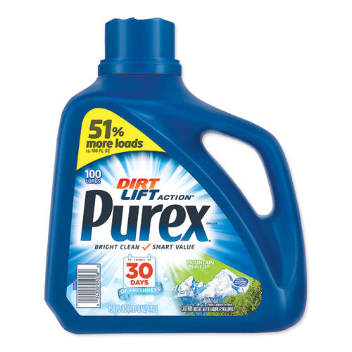 Liquid Laundry Detergent, Mountain Breeze, 75 Oz Bottle, 6/carton