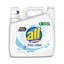 Ultra Free Clear Liquid Detergent, Unscented, 141 Oz Bottle, 4/carton