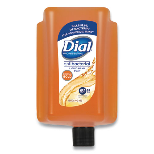 Antibacterial Gold Liquid Hand Soap Refill For Eco-smart Dispenser, Floral, 15 Oz, 6/carton