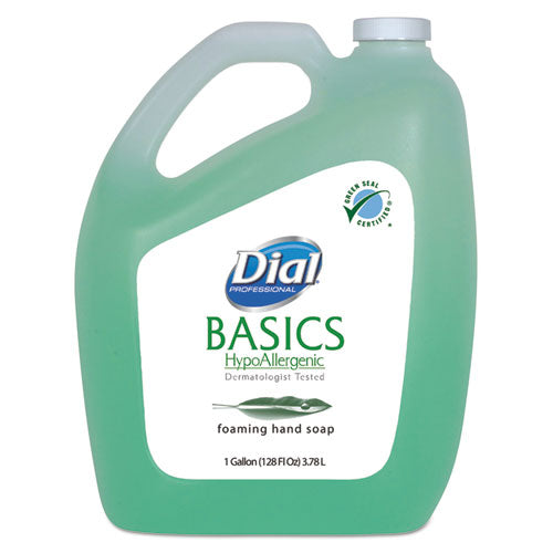 Basics Hypoallergenic Foaming Hand Wash, Honeysuckle, 1 Gal