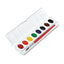 Professional Watercolors, 8 Assorted Colors, Oval Pan Palette Tray