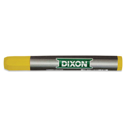 Lumber Crayons, 4.5 X 0.5, Carbon Black, Dozen