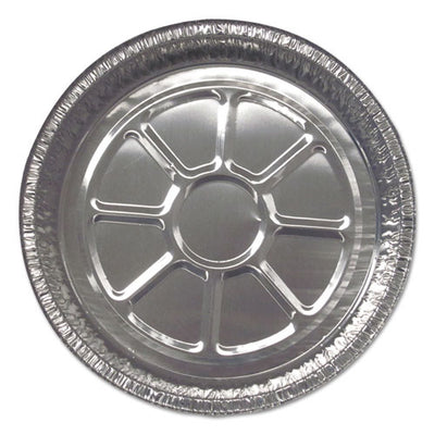 3-compartment Oblong Aluminum Foil Container, 23 Oz, 6.56 X 8.69 X 1.81, Silver, 500/carton
