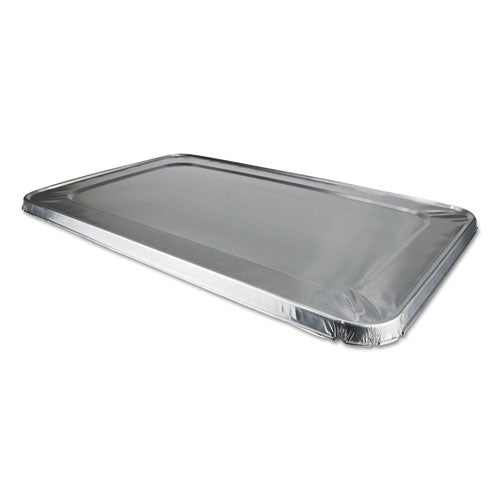 Aluminum Steam Table Lids, Fits Rolled Edge Full-size Pan, 12.88 X 20.81 X 0.63, 50/carton