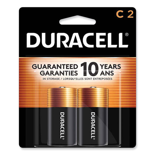 Coppertop Alkaline C Batteries, 2/pack