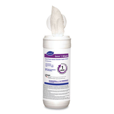Oxivir 1 Wipes, 7 X 8, 60/canister, 12/carton