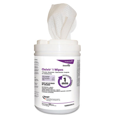Oxivir 1 Wipes, 11 X 12, 160/canister, 4/carton