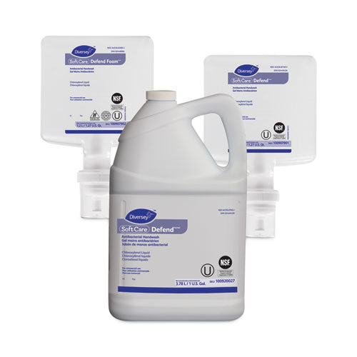 Soft Care Defend Handwash For Intellicare Dispensers, Fragrance-free, 1.2 L Refill, 6/carton