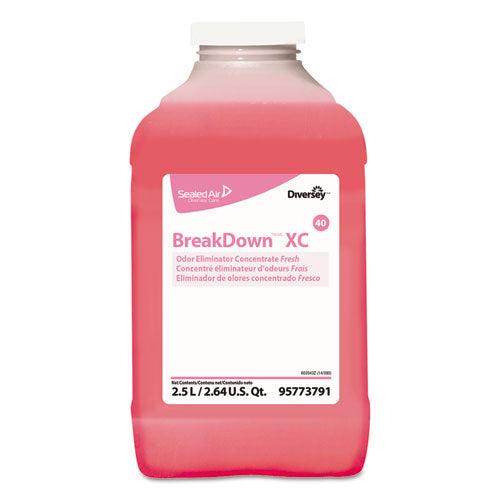 Breakdown Odor Eliminator, Fresh Scent, Liquid, 1 Gal Bottle