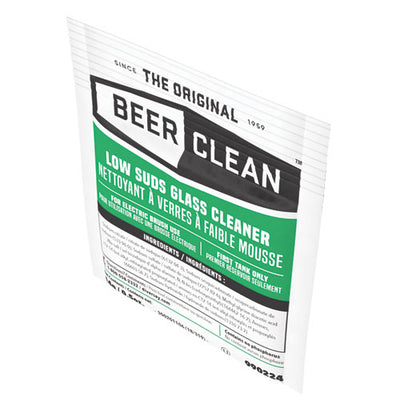 Beer Clean Glass Cleaner, Powder, 0.5 Oz Packet, 100/carton