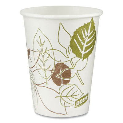 Pathways Paper Hot Cups, 8 Oz, 25/bag, 20 Bags/carton