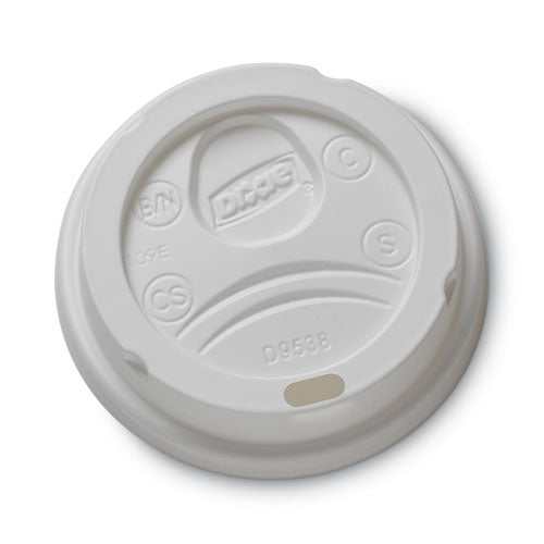 Drink-thru Lid, Fits 8oz Hot Drink Cups, Fits 8 Oz Cups, White, 1,000/carton