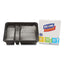 Heavyweight Polystyrene Cutlery, Clear, Knives/spoons/forks, 180/pack, 10 Packs/carton