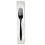 Individually Wrapped Heavyweight Forks, Polystyrene, Black, 1,000/carton