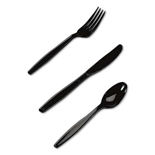 Plastic Cutlery, Heavyweight Knives, White, 100/box