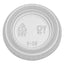 Plastic Portion Cup Lid, Fits 1 Oz Portion Cups, Clear, 4,800/carton
