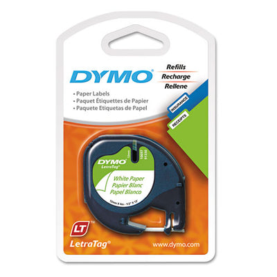 Letratag Paper/plastic Label Tape Value Pack, 0.5" X 13 Ft, Assorted, 3/pack