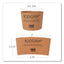 Ecogrip Hot Cup Sleeves - Renewable And Compostable, Fits 12, 16, 20, 24 Oz Cups, Kraft, 1,300/carton