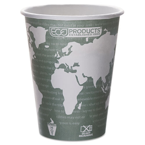 Greenstripe Renewable And Compostable Hot Cups, 12 Oz, 50/pack, 20 Packs/carton