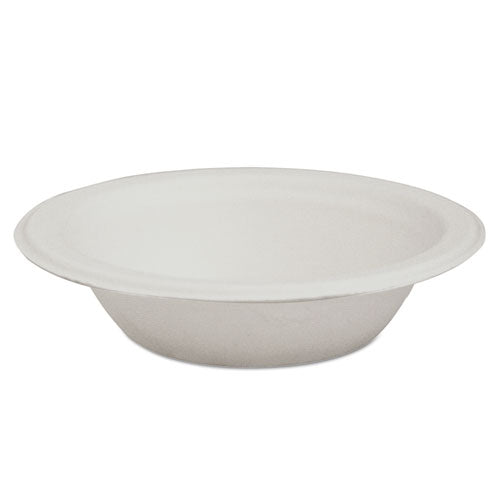 Renewable Sugarcane Bowls, 16 Oz, Natural White, 50/pack, 20 Packs/carton
