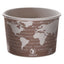 World Art Renewable And Compostable Food Container, 8 Oz, 3.04 Diameter X 2.3 H, Brown, Paper, 50/pack, 20 Packs/carton