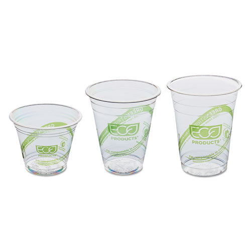 Greenstripe Renewable And Compostable Cold Cups, 12 Oz, Clear, 50/pack, 20 Packs/carton