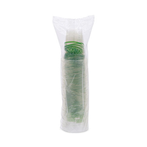 Greenstripe Renewable And Compostable Cold Cups, 12 Oz, Clear, 50/pack, 20 Packs/carton