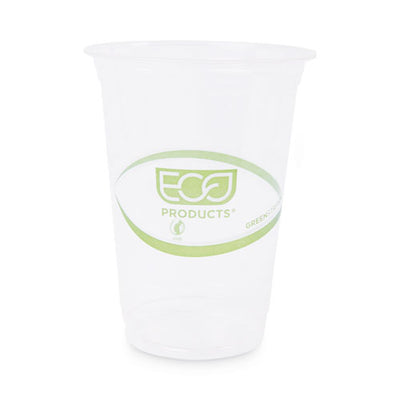 Greenstripe Renewable And Compostable Cold Cups, 16 Oz, Clear, 50/pack, 20 Packs/carton